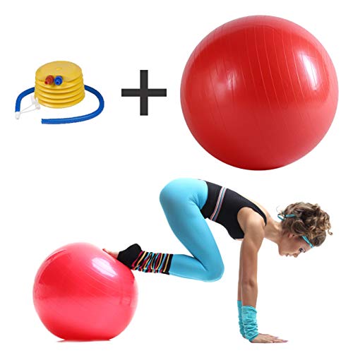 1x Gym Ball Fitness 75CM Exercise Yoga Pregnancy Anti-Burst & Extra Thick, Swiss Ball with Quick Pump, Birthing Ball for Yoga, Pilates, Fitness, Pregnancy & Labour - Image 3