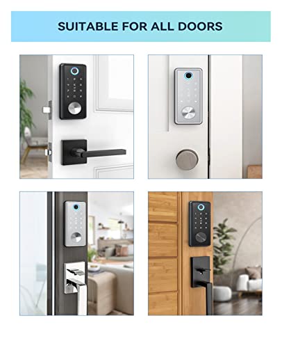 Serrure connectée TTlock deadbolt empreinte code carte - 8