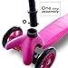 Scooters for Kids Toddler Scooter - Deluxe Aluminum 3 Wheel Glider w/Kick n Go, Lean 2 Turn Wheels, Step 4 Brake, Toddlers Training Three Wheeled Kid Ride on Toys Best for Little Boys & Girls - Pink