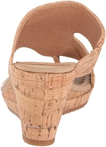 Donald Pliner Women's Wedge Sandal, Natural, 5 | Image 2