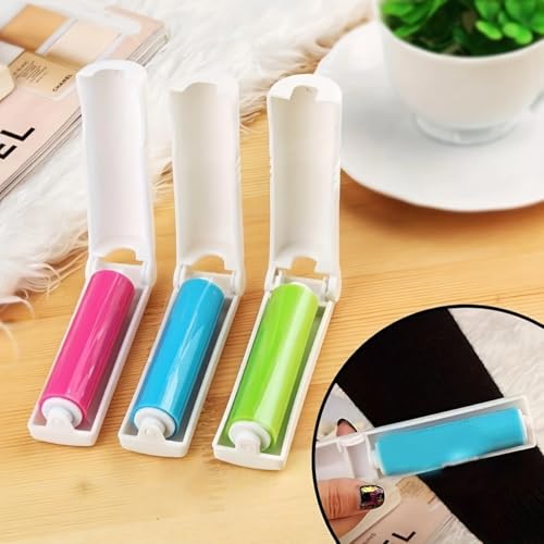 10 Best Reusable Lint Rollers That Keep Your Clothes Flawless 2 Lint Roller with Washable Sticky Roller Head (3pcs)