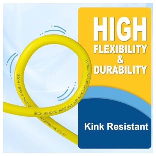 Purilitzs 100FT Pressure Washer Hose