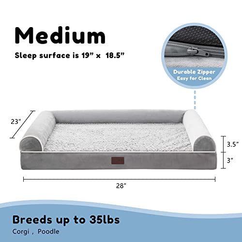 Western Home Orthopedic Dog Beds For Large Dogs, Foam Pet Sofa With Waterproof Lining, Removable Washable Cover And Nonskid Bottom, Dog Couch Bed For Comfortable Sleep #TOP3