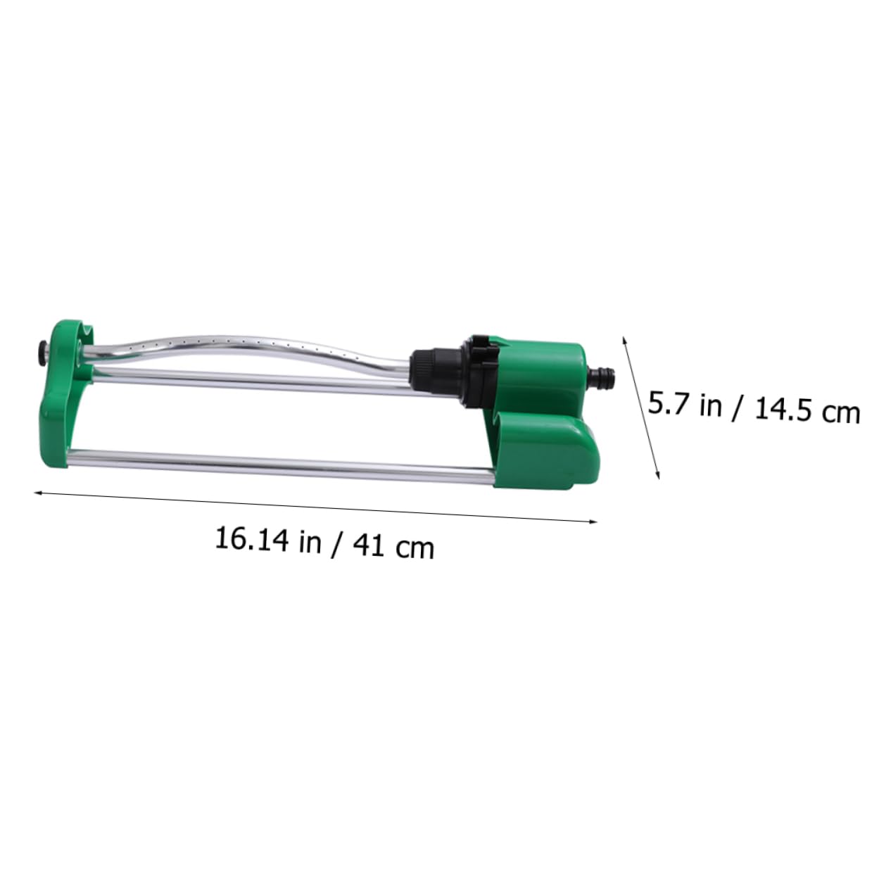 ibasenice 2 Piezas aspersor Cabezal rociador para riego Accesorios de jardín de riego de Jardines Herramienta de riego automático Pulverizador de riego Forestal el plastico Verde