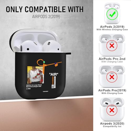 Gedicht for Airpods 2nd Generation Case, Cute Cool Sports Red Shoe Pattern Protective TPU Soft Cases for Airpods Case 2nd/1st Gen, Shockproof for Airpods Case Men Women with Cleaner Kit & Keychain by Gedicht - Used condition - Image 7