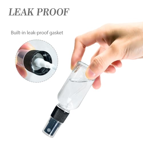 1 oz Glass Spray Bottles,Small Empty Fine Mist Refillable Travel Spray Bottle for Cleaning,Perfume,Aromatherapy,Cosmetic Sprays,Hair,Essential Oils with Fine Mist Dispenser（3 Pack）3