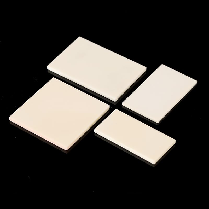 Placa de alúmina 99% resistente a altas temperaturas 1750℃ 75x75x4mm para laboratorio análisis y fusión