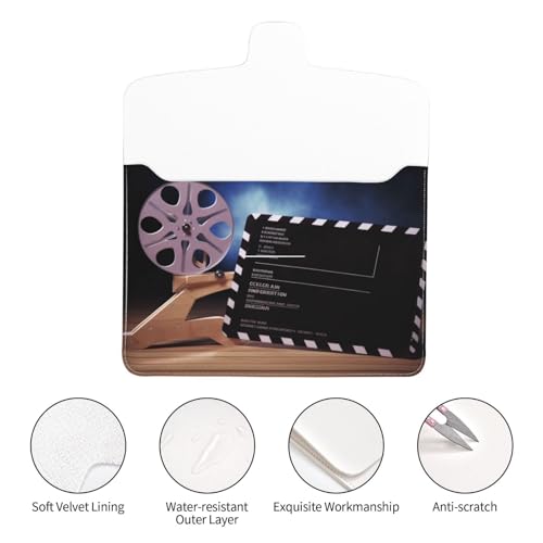 Housse ordinateur portable 13 pouces cuir étui PC portable fin clapperboard - 5