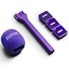 Rode Wireless GO Gen 3 Wireless 2-Channel Microphone Radio System Purple with Interview GO Hand Adapter Purple and Keepdrum Fur Wind Protection #1