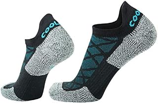 COOLMAX Brand Performance light compression support No show ankle Socks (5 pairs)