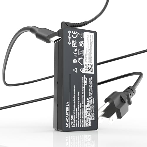 Image of 100W USB C Laptop Charger Universal Type-C Fast Charging Adapter for Compact Travel Power Supply Compatible with MacBook Dell HP Lenovo ThinkPad Acer Asus MSI iPad iPhone Samsung Switch