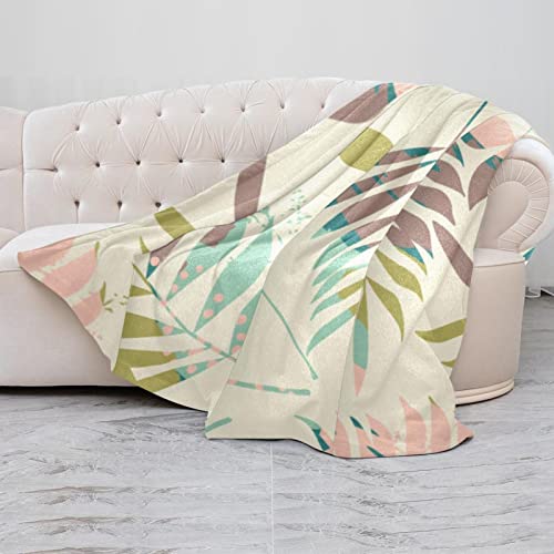Couverture microfibre polaire 150x200 plaid lit canapé floral