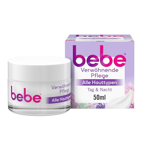 bebe verwöhnende Pflege 50ml langanhaltende Feuchtigkeitsspendende Gesichtspflege mit Mondblütenduft für ein angenehmes weiches Hautgefühl für alle Hauttypen