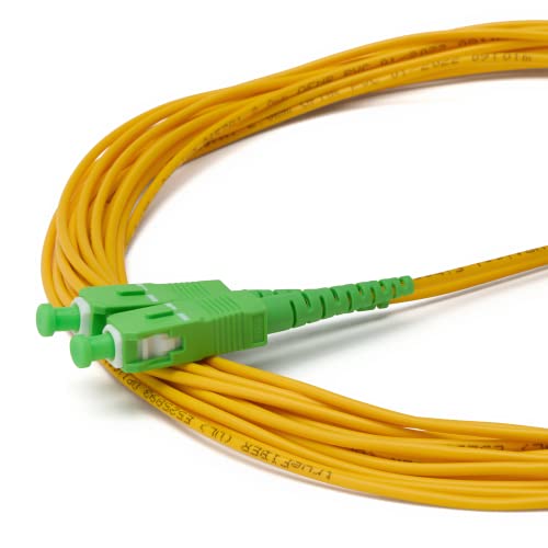 trueCABLE SC - SC OS2 �t�@�C�o�[�p�b�`�P�[�u�� 0.5m (1.64�t�B�[�g) APC �|���b�V�� 200GB �V���O�����[�h (SM) �V���v���b�N�X 9/125um ���C�U�[��i (OFNR) UL�K�i�擾 �����p�C���^�[�l�b�g�t