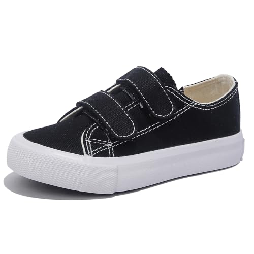 Boys and Girls Low Top Children's Canvas Shoes Solid Color Casual Shoes Start School Season Little White Buckle Sports Shoes