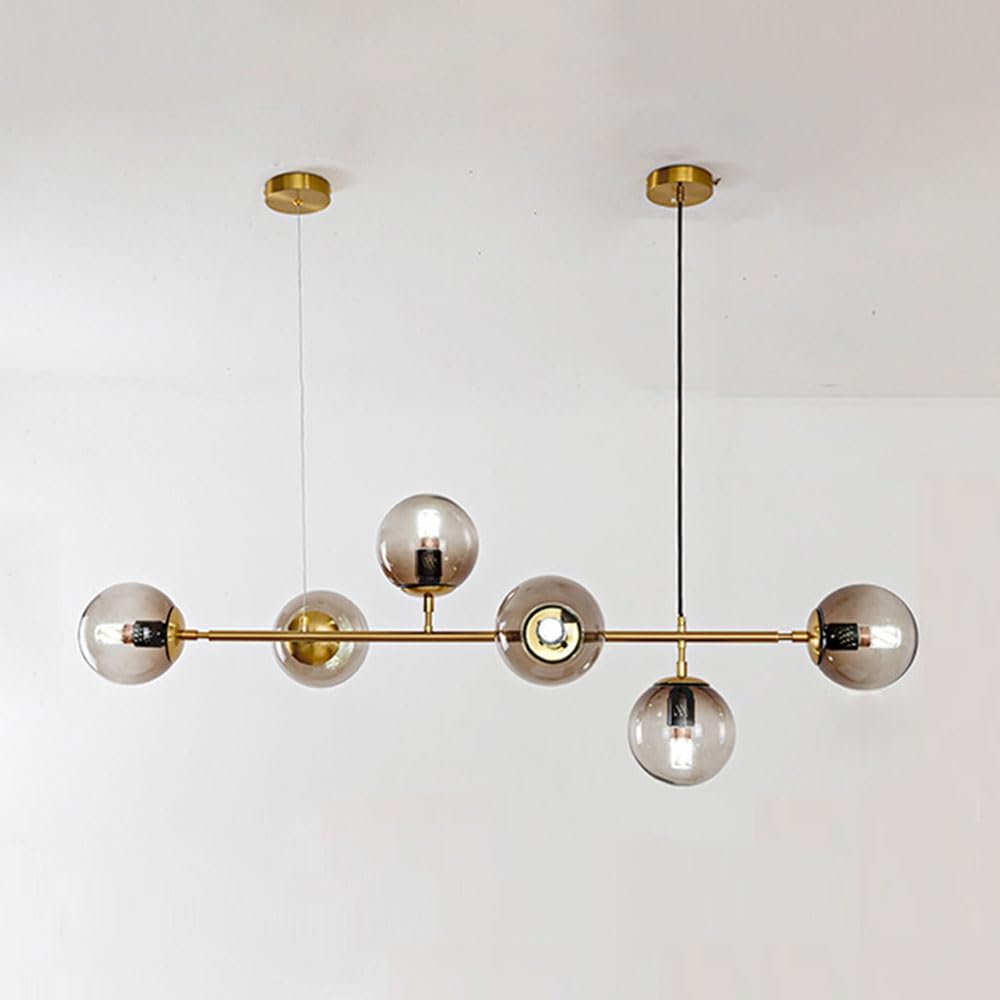 Suspension rectangulaire moderne réglable pour éclairer une grande table - 8
