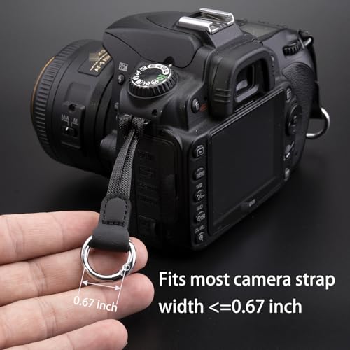 Correa de cámara de liberación rápida VKO con conectores QD Loops para fotografía 5