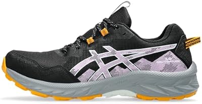 ASICS Women's Gel-Venture 10 Running Shoes, 7.5, Black/Light UBE