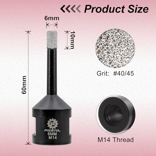 Foret diamant 6mm et mini disques pour réussir la pose de faïence - 6