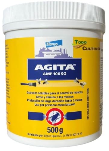 AGITA 10 WG 500 grs 3 meses de resistencia. Contra las moscas. Acetamiprid 10%