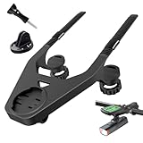 PTSUPLES 2 in 1 Bicycle Mount Fits Bicycle Computer GPS, Gopro Action Camera, Bicycle Headlight - Garmin Edge GPS, XOSS G/G+, iGPSPORT GPS, Blackbird GPS, Bicycle Handlebar Mount