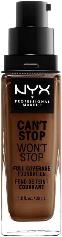 Can't Stop Won't Stop Foundation, 24h Full Coverage Matte Finish - Cocoa