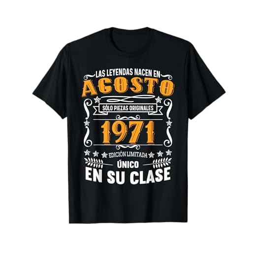 51 Años Cumpleaños Hombre Las Leyendas Nacen en Agosto 1971 Camiseta