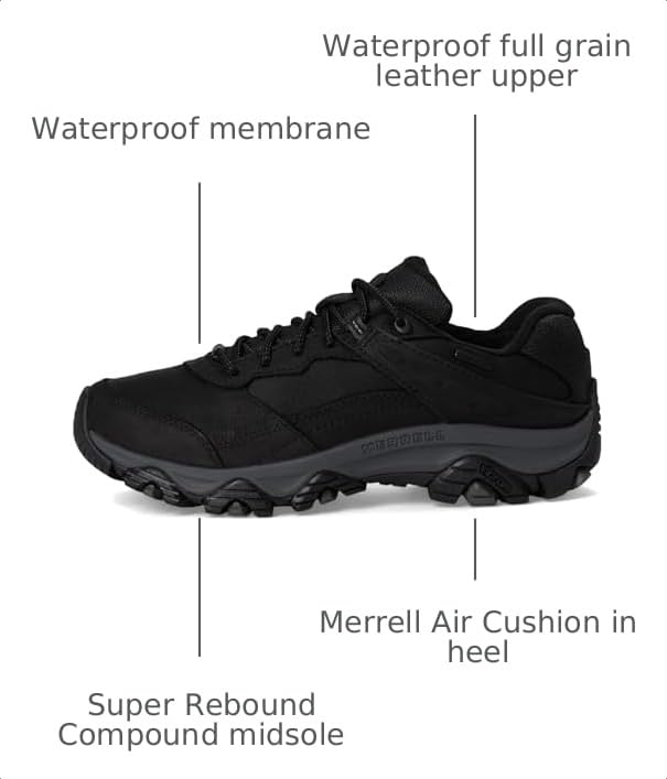Image of Merrell Mens Moab Adventure 3 Waterproof