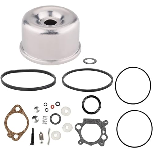 Drblawi Compatible with 498260 493762 Carburetor Float Bowl Seal Ring O Gasket Overhaul Kit for 796611 493640 398191 498260 492495 20-141-1 20-141 Carb lawn Mover fit for 3.5 4HP Max Series Engine