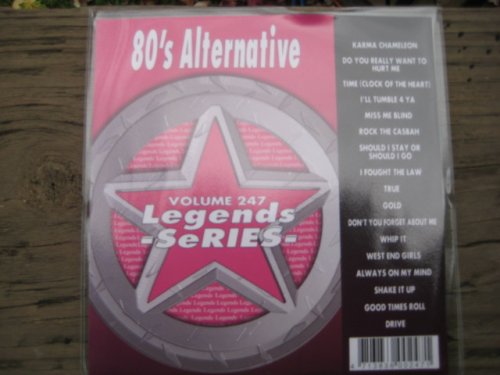 LEGENDS #247 Karaoke CDG 80's ALTERNATIVE