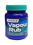 Menthol Vapour Rub Congestion Relief for Chest, Throat & Back Rub Eucalyptus (100g Tub)