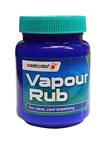 Menthol Vapour Rub Congestion Relief for Chest, Throat & Back Rub Eucalyptus (100g Tub)