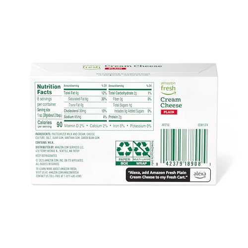 Amazon Fresh STK19443 Cream Cheese, 8 Oz thumb #2