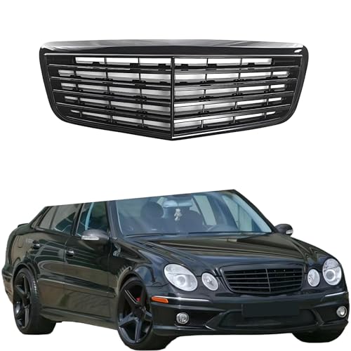 Calandre W211 noir brillant Classe E E280 E320 E350 E400 E500 berline - 2