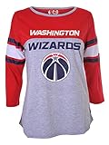 Ultra Game NBA Washington Wizards Womens T-Shirt Raglan Baseball 3/4 Long Sleeve Tee Shirt, Team...