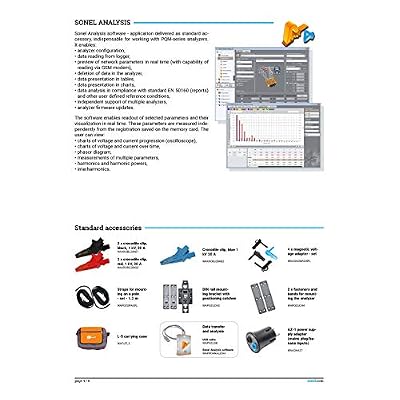 Sonel PQM-700 PQA محلل جودة الطاقة 760 فولت