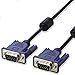 Elecom CAC-15BK D-sub 15 Pin VGA-VGA Slim Display Cable 1.5m Black
