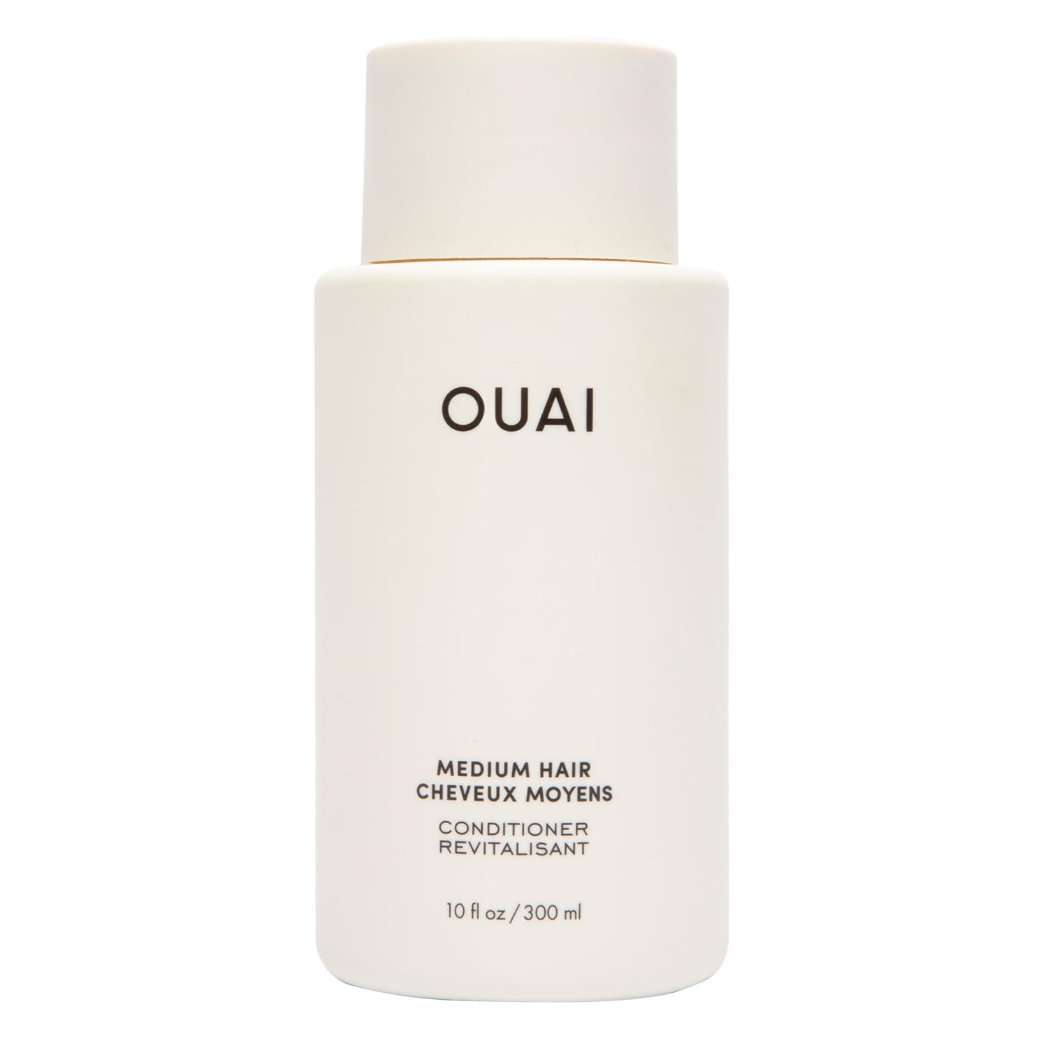 OUAI Medium Conditioner - Hydrating Hair Conditioner with Coconut Oil, Babassu Oil, and Keratin - Strengthens, Repairs and Adds Shine - Paraben and Phthalate Free Hair Care Products - 300ml