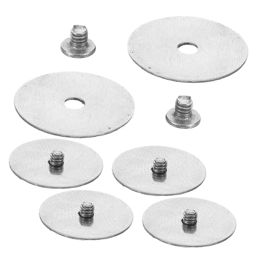 Toddmomy Stainless Steel Flute Repair Kit 1 Set Flute Hole Covers Swabs Plugs Accessories