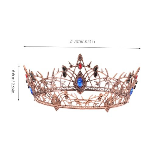 Accessoires de cheveux rétro et couronne médiévale aux détails ciselés - 2