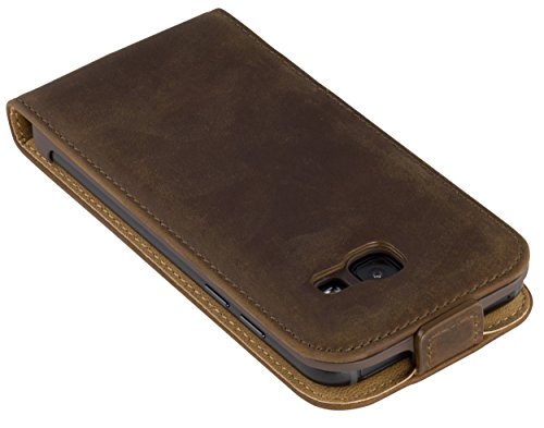 Mumbi Premium Custodia in Vera Pelle Compatibile