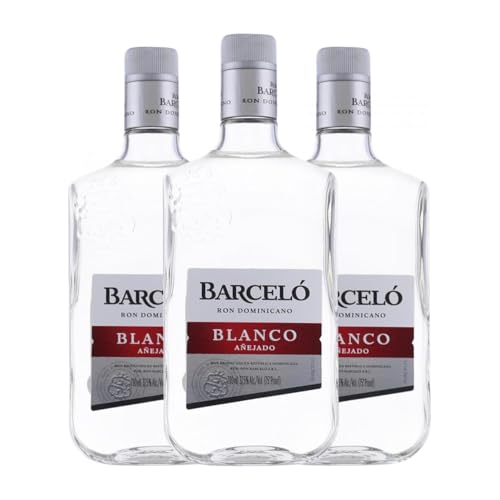Ron Barceló Blanco 70 cl (Caja de 3 Botellas de 70 cl)