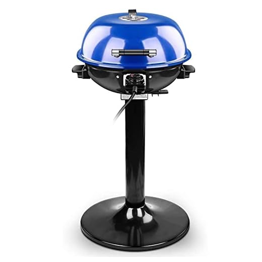 High Power 1800W Electric Smokeless BBQ Grill Indoor/Outdoor Electric Grill for 15-Serving Patio Grill Electric Barbecue Grill,ManVi Nonstick Portable Removable Stand Grill to Cooking,BBQ Party,Trip