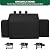 BXDZCOVRRS 8080 Grill Cover Fits for Char-Griller Duo 5050 Double Play 5650 Charcoal Grill, Expandable Gas Grill Cover 600D Heavy Duty BBQ Cover Fits for Char-Griller 3-Burner Dual Fuel Outdoor Grill