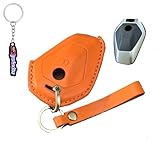 Matériau de qualité supérieure : cette coque pour clé est fabriquée en cuir de qualité supérieure. Notre nouvelle marque de coque de clé de voiture est plus robuste, résistante à l'usure et offre une sensation plus lisse, ce qui offre une expérience luxueuse.