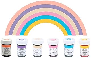 Wilton Icing Colour Gel Paste Pastel Rainbow Colours Set - 6x 28g