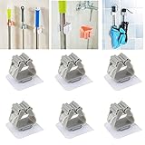 4. Wandhalterung Besenhalter kann unseren Platz sparen, alle Unordnung aufräumen und unsere Familie ordentlich halten.