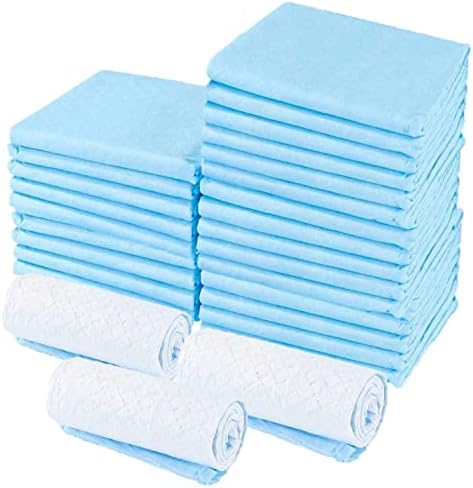Abesto 100 Pack Baby Disposable Changing Pad Liners, 17 inches x 13 inches, Breathable Skin-Friendly, Leakproof Quick Drying, high Absorbent Diaper Changing Pads