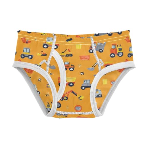 Wusikd Construction Truck Boys' Underwear Cotton Boys Briefs Soft Toddler Underwear 2T