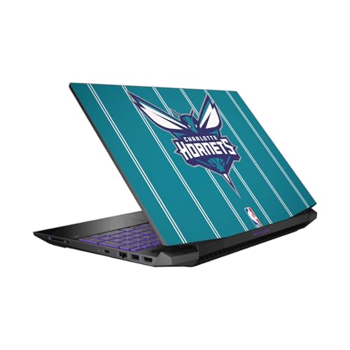 Vinyle turquoise Charlotte Hornets pour HP Pavilion 15.6 ajustement précis